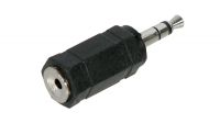 Adaptador audio stereo 2,5mm H / 3,5mm M