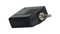 Adaptador de audio Jack 3.5 mm M a 2 x 6.3 mm H (2)