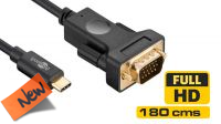 Conversor USB-C a VGA 1.8m