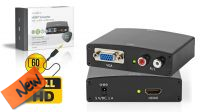 Conversor de VGA+RCA a HDMI 1080P