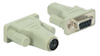 Adaptador ratón Mini-Din 6/DB9 con carcasa