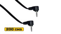 Cable audio/vídeo Jack 3.5mm 3 contactos M/M