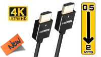 Cabo HDMI 1.4 High Sped com Ethernet goldplated 4K/3D M/M preto