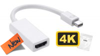 Adaptador mini DisplayPort Macho a HDMI Hembra soporta 3D 4Kx2K