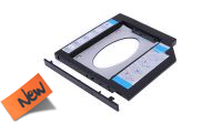 Adaptador Caddy HDD Tray 12.7mm negro