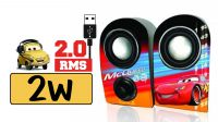 Altavoces 2.0 USB jack 3.5 mm, Cars