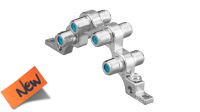 Adaptador en bloque F F/F x4 para conexión a tirra