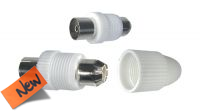Conectores coaxiales RF de antena TV