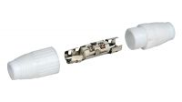 Conector para cable coaxial de tornillos