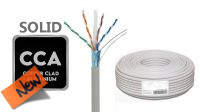 Bobine de cabo FTP Cat.6 CCA sólido 100m