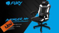 Silla Gaming Fury Avenger M + Negra/Blanca