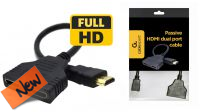 Cable HDMI pasivo dual port v2.0