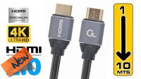 Cabo HDMI 2.0 goldplated 4K UHD 60Hz Ethernet M/M