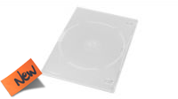 Archivador 1 DVD 7mm Slim transparente