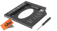 Adaptador CADDY DRIVE SLIM 2.5" Para 5.25" 9.5mm