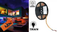 Tira de lâmpadas LED 14.4W 12V IP65 720lumen 5 metros