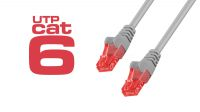 Cables de red UTP Cat. 6 gris