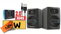 Altavoces 2.0 Natec COUGAR USB 6W RMS en negro