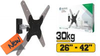 Soporte de pared articulado para TV 26-42" 30Kg
