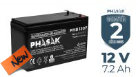 Bateria Phasak 12V 7.2A