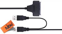 Cabo adaptador USB a SSD/HDD Sata 20cm