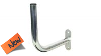 Soporte de pared en aluminio para parabólica 36mm