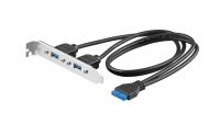 Suporte duplo USB 3.0 conector 1x 20P