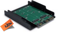 Adaptador en soporte 3.5" Sata a M.2 Sata