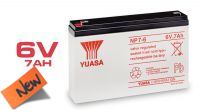 Bateria Yuasa NP7-6 chumbo ácido 6V 7Ah