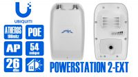 WISP Ubiquiti Powerstaion 2.4Ghz AirOS con 2 conectores tipo N