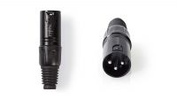 Conector XLR Macho Negro