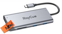 Docking Hub 11 en 1 USB C a VGA, RJ45, 2x USB 2.0, 2x USB 3.0, HDMI, SD/TF 100W PD