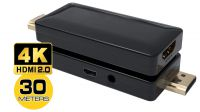 Amplificador de señal HDMI 2.0 hasta 30m resolución 4K 2K a 60Hz