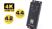 Multiplicador HDMI Matrix 4x2/4 portas 4Kx2K