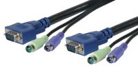 Cable 3 en 1 PS2  M/M sin Filtros 3m