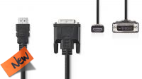 AK 3574 : Cabo adaptador HDMI a DVI-D M/M (3 m)
