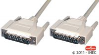 Cable serie DB25 M/M inyectado