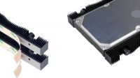 Cooler para HDD passivo anti-vibração 3.5" para 5.25" em aluminio