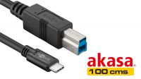 Cabo USB 3.1 Tipo C Macho a USB 3.1 Tipo B Macho 1m