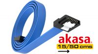 Cabo Sata 3.0 slim 6Gbps azul com clip