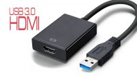 Adaptador USB 3.0 a HDMI c/audio 1080P preto