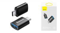 Adaptador Baseus USB Tipo C 3.1 Macho a USB Tipo A Hembra (Máx. 2.4A) Negro