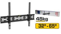 Soporte de pared fijo inclinable 600*400  32-65" 40Kg negro