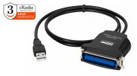 Cable adaptador cRadia USB a Centronics M/M 0.80 m