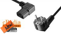 CR 5019 : Cabo de alimentação cRadia ficha angulada à direita (1.8-10Mts) (10 m / 3x1.0 mm)