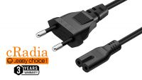 Cabo de alimentação Notebook cRadia (2 pin IEC 320-C7) 2/5Mts