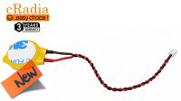 Pila litio 3V CR2032 con cable conector JST 2pin CMOS/RTC