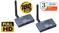 Extensor HDMI cRadia Wireless 1080P 60HZ 2.4/5Ghz 1T1R até 180m