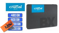 CRU 4104 : Disco duro SSD Crucial BX500 2.5" 500MBs (4000 GB)