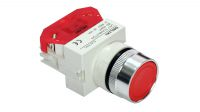 Pulsador Raso 1NC Rojo